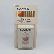 Scotch 3M Compact Head Cleaning for VHS-C, VCR Heads and Camcorders Sealed