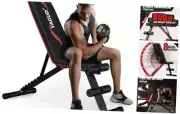 Weight Bench Press, Adjustable Workout Benches for Home Gym Classic Black