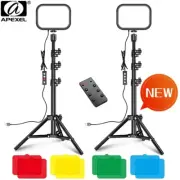 APEXEL LED Fill Light 96 + Dual Color Temperature USB Remote For Live Broadcast