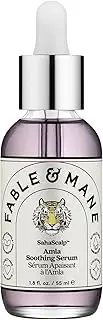 Fable & Mane SahaScalp Soothing Scalp Serum with Amla Oil & Rosemary Oil for Hair, Itchy Scalp Treatment, Scalp Oil for use with Scalp Massager - Genuine Fable and Mane Hair Oil, 1.8FL oz