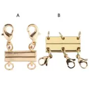 Jewelry Double Triple Clasps for Stackable Necklaces & Chains Bracelets