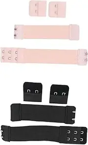 [BESTYASH] 2 Sets Wig Elastic Band Buckles Wig Extension Grip Grip Extender Bra Extension Hooks Accessories Bra Straps Elastic for Long Time Use