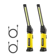 Mechanic Light,1000 Lumens Rechargeable Work Light with Magnetic Base, 4000 m...