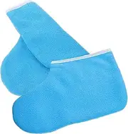 Baluue Pedicure 1 Pair Waxed Cotton Footmuffs Paraffin Wax Paraffin Bath Bags Spa Foot Covers Wax Booties Paraffin Refills Liners Wax Warming Covers Foot Spa Wrapping Cover Polyester