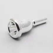 Genuine Bach Silver Megatone Small Shank Trombone Mouthpiece, 6-1/2AM NEW!