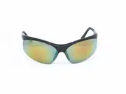 EXCAPE Semi Frameless Sport Cycling Sunglasses Blue/Yellow lens