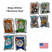 Y2K NOS McDonald’s Disney House of Mouse Poseable Happy Meal Toys #1, 2, 3, 4
