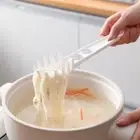 White Pasta Scoop Colander 3 in 1 Drain Spoon Egg Yolk Separation Scoop Home