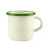在飛比找遠傳friDay購物優惠-《ibili》琺瑯馬克杯(米綠350ml) | 水杯 茶杯 
