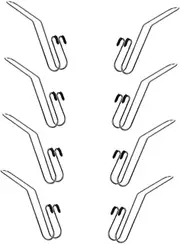 FELTECHELECTR 8Pcs Heavy Duty Stainless Steel Car Headrest Hooks Multifunctional Back Seat Organizer Hanger for Bags Groceries and Accessories Durable Storage for All Vehicle Types