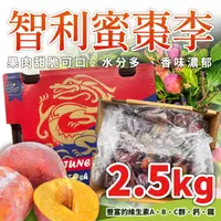 在飛比找台北濱江優惠-【台北濱江】智利蜜棗李2.5kg*1盒紅藍盒