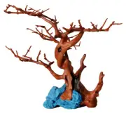 Aqua One Hermit Crab Climbing Branches & Blue Rock Ornament 24.5x18x19cm (371...
