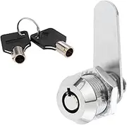 Cam Tubular Locks 20mm with Alike Keys for Door Cabinet Mailbox Drawer Cupboard Security Locker Hardware Locks Silver