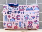 【震撼精品百貨】凱蒂貓 HELLO KITTY 日本SANRIO三麗鷗 KITTY 拉鍊化妝袋/收納袋-東京#78187 震撼日式精品百貨