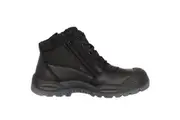 Hard Yakka Mens Utility Zip Side Safety Work Boot Y60125 - Black