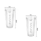Spare Part Replacement 1000 1500 2x Medium 24oz Cups Accessory for Nutri Ninja