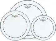 Remo Pinstripe Coated 3-piece Tom Pack - 10/12/16 inch (5-pack) Bundle