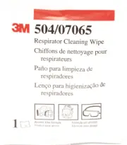 3M RESPIRATOR CLEANING WIPES Box Of 100Pcs Pre-Moistened Towelettes *USA Brand