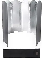 Camp Stove Windscreen - Wind Shield Outdoor Cooking, Foldable Stove Wind Shield | Lightweight and Portable Campfire Shield, Collapsibles Wind Barrier, Wind Blocker for Backpacking Hiking and Camping