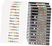 VICASKY 6 Pack Guitar Fretboard Notes Stickers for Boys and Girls Reusable Pvc Material Easy to Read Notes Guitar Trainer