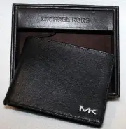 MICHAEL KORS Leather Wallet Black $80.00 NWT