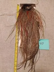 Hebert Miner Whiting CREE Rooster Saddle SILVER Grade Hackle Fly Tying NEW