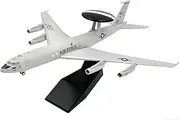 Replica Pre-Build Aircraf 1/200 For Die-cast Metal Air Force Boeing E-3 Lookout Early Warning Aircraft Fighter Finished Alloy Military Aircraft Model Ornament Collection Display (with Stand) Collectio
