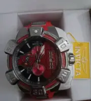 Invicta Tampa Bay Bolt Diver 52mm Quartz Chrono Silicone Strap Watch 41589