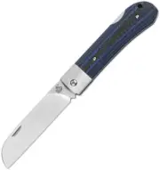 NEW QSP Knife Worker Lockback Black CF/G10 Folding Knives