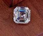 1Ct Natural Asscher Cut Lab grown Diamond for Making Jewelery & Ring certified