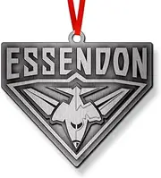 Essendon Bombers AFL Footy Metal Ornament