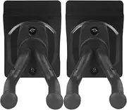 2 PCS Wall Mounted Hooks for Guitar Metal Hook Guitar Hanger Acoustic Guitar Electric Guitar Bass Wall Holder Screw F ed Black 2 PCS