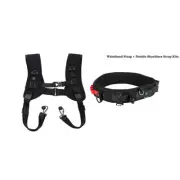 2 in 1 Bundle Waistband Strap + Double Shoulders Strap Set for SLR/DSLR Cameras