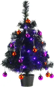 Sunnyglade 21 Inch Mini Christmas Tree Halloween Tree Artificial Pine Tree In...