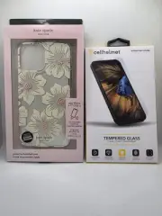 iPhone 13 Pro Max Bundle: Kate Spade Case + Clear Cellhelmet Screen Protector