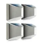 Security Solar Wall Lights - Decorative Outdoor Solar Fence Post and Step Lig...