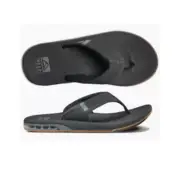 Reef Fanning Low BLACK Mens Thongs Flip Flops Sandals Bottle opener Sz 8 to 13