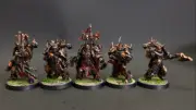 Chaos Space Marines Chosen Warhammer 40K Games Workshop Painted Army 40000