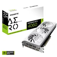 在飛比找PChome24h購物優惠-技嘉 GeForce RTX 4060 AERO OC 8G