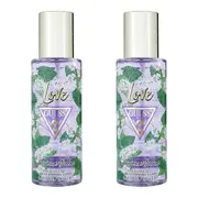 2PK Guess Love Nirvana Dream Fragrance Perfume Scent Spray Mist For Women 250ml