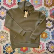 NOMAD Craft + Flow Hoodie Green Moss Neoprene Mens Medium NWT Neoprine Oversized