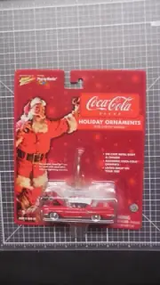2004 Johnny Lightning Coca Cola Holiday Ornaments 1958 Chevy Impala