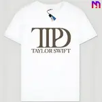 TAYLOR SWIFT 中性女式 T 恤專輯 THE TORTURED POETS DEPARTMENT TTPD 1