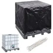 IBC Container Cover with 8 Eyelets Waterproof 116x100x120 cm Heavy Duty