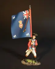 JOHN JENKINS REVOLUTIONARY WAR CW7FL-02 BRITISH 7TH FUSILIERS FLAG BEARER