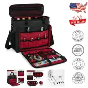 Durable Stainless Steel Cocktail Shaker Set with Stylish Bartender Travel Bag
