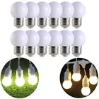 36 Pack Milky Shell Warm White Glow 2800K E27 Screw Bulb for Patio String Lights