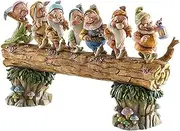 Dan&Dre Garden Gnome Statue - Cute 7 Gnome Dwarfs Elves Fairy Ornaments, Weather- Resist Goblin Statue, Indoor Outdoor Decoration for Gardens,Trees, Flower Beds, Fences, Sidewalks