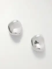 [AGMES] AGMES - Gia Small Recycled Silver Earrings - One size One size Silver