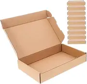 FUNOMOCYA Foldable Corrugated Cardboard Boxes 20 Pack Small Business Moving Boxes for Shipping Mailers Packaging